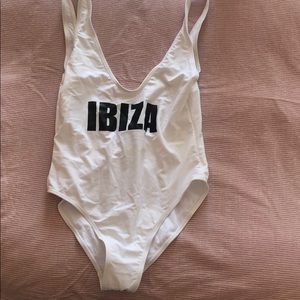 White “ibiza” costume